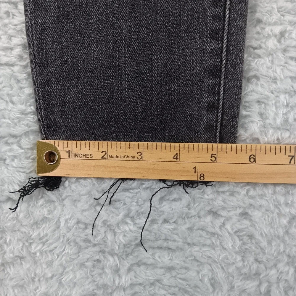 BKE Payton Ankle Skinny Jeans Womens 30x27 Faded Black ABK5648A Distressed - Picture 13 of 14